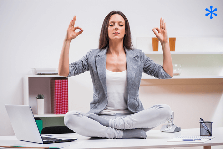 Méditation: 6 exercices faciles à faire au bureau